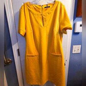 tommy hilfiger, 16, yellow, dress